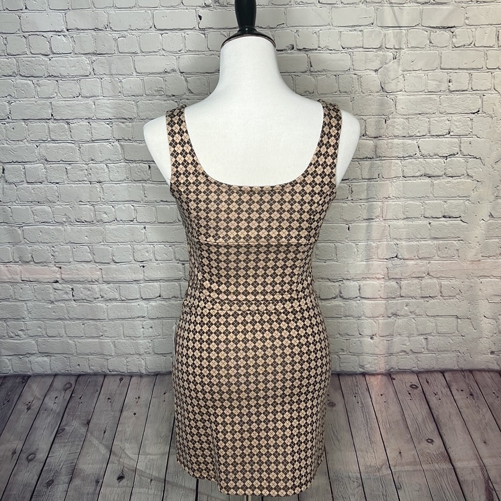 Sz Small 2-piece stretch argyle set - Picture 2 of 3